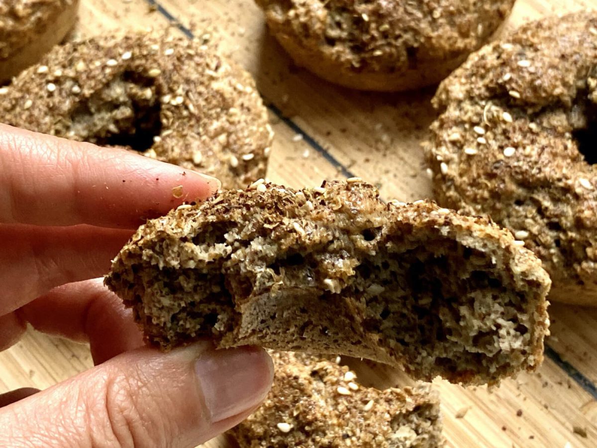 Bagels made with zaatar - fighting inflammation foods