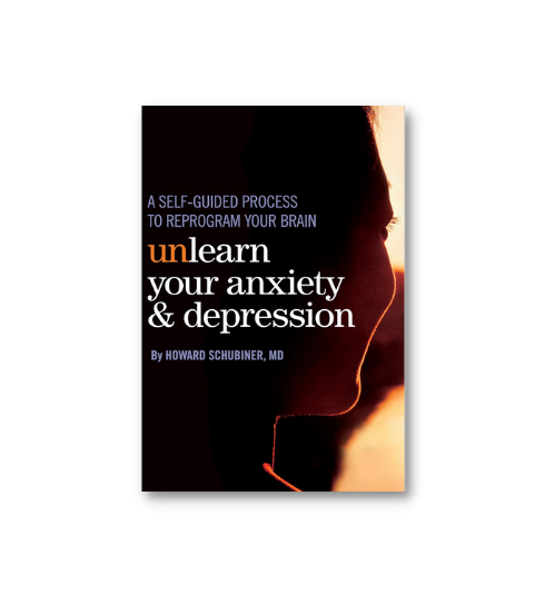 book cover unlearn your anxiety and depression