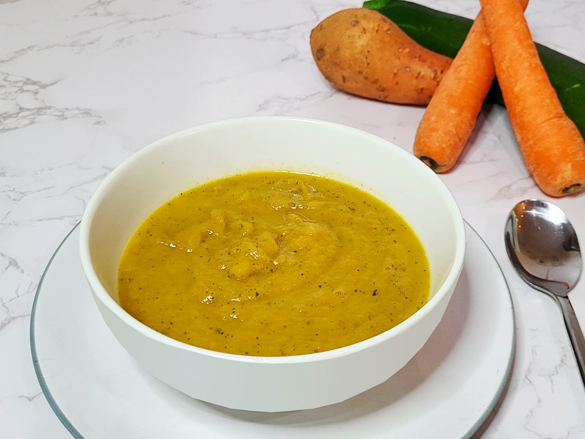Sweet potato Carrot & Zucchini Soup