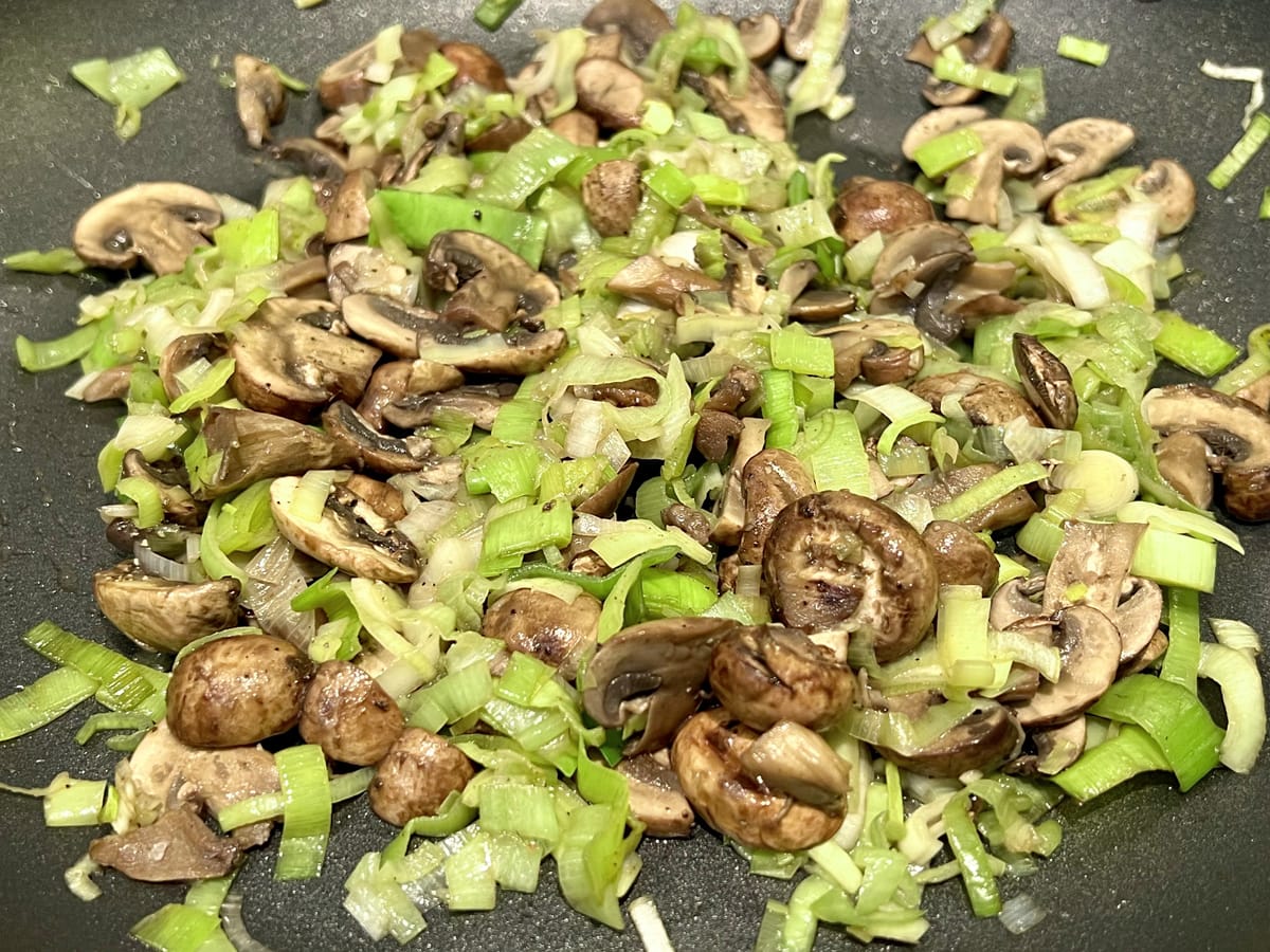 Mushrooms & Leeks Stir Fry