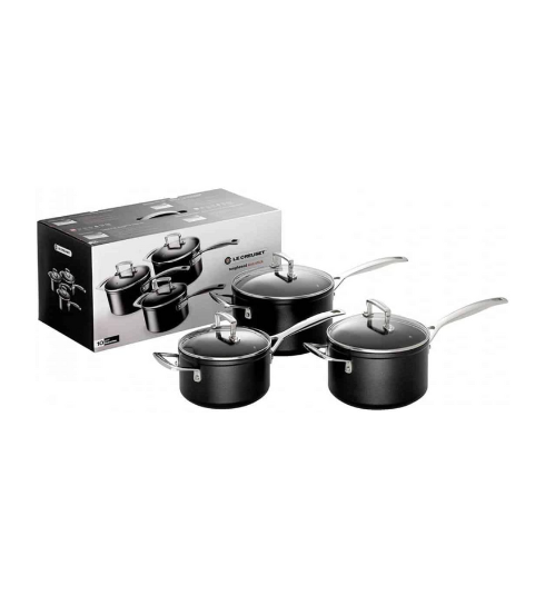 Le Creuset Toughened Non-Stick Saucepan Set
