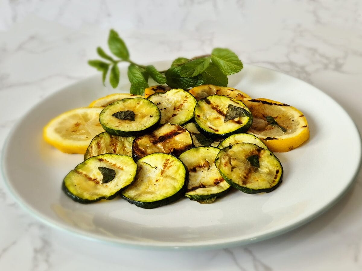 italian sauteed zucchini with lemon and mint