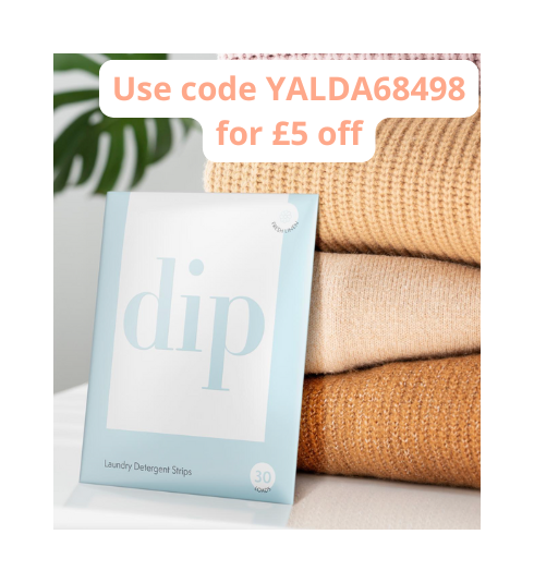 dip cleaning detergent use code YALDA68498 for £5 off
